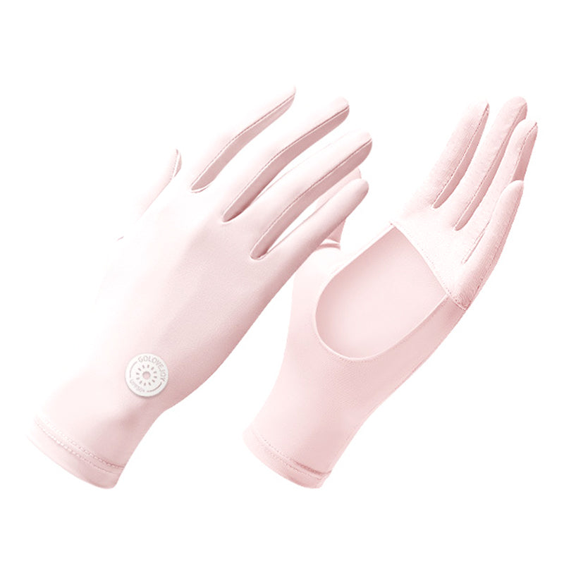 GOLOVEJOY XG72 1 Pair Cycling Cooling Ice Silk Gloves Anti-UV Hand Protector GOLOVEJOY XG72 1 Pair Cycling Cooling Ice Silk Gloves Anti-UV Hand Protector